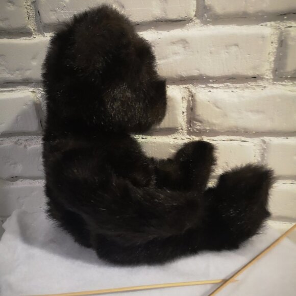 Russ 16" Midnight Dark Brown Very Soft Stuffed Bear - Picture 3 of 5
